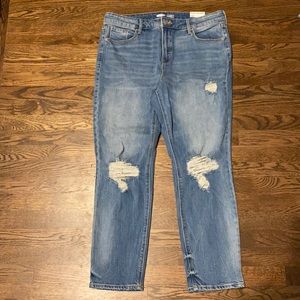 Old Navy power straight high rise jeans size 16